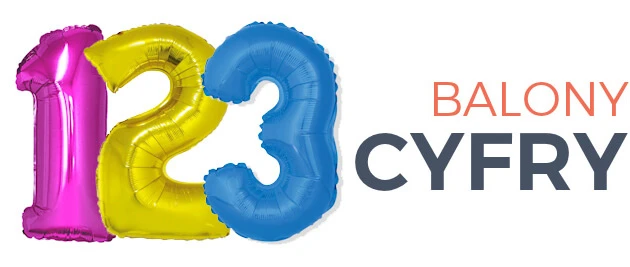 Balony cyfry