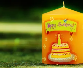 Dekoracja na tort Topper "Moje 1 Urodziny", złota 18,5 x 9 cm KK